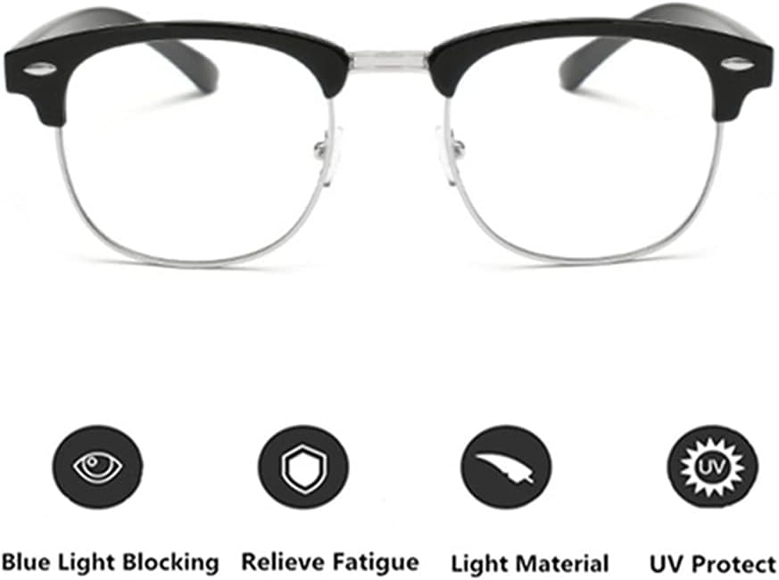 LNTICB® Blue Light Blocking Glasses Computer Reading Glasses Retr