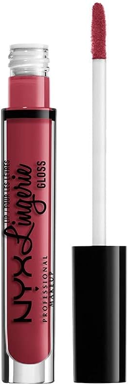 NYX Professional Makeup Lip Lingerie Gloss, Dark Pink-Brown, 0.11