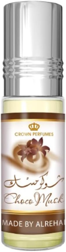 Al Rehab Choco Musk Concentrated Perfume Rollerball for Unisex, 6