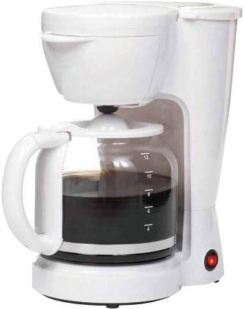 Mainstays MS-202391CN 12 Cup Drip Coffee Maker,  White