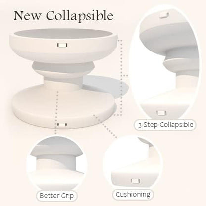 COMMONKUNST Cubic Diamond Bling Bling Cute Heart Shape Collapsible Expandab