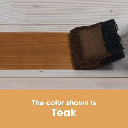 Furniture Clinic Wood Stain | Teak | Water Based | Fast Drying, Low Odor, &