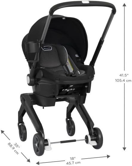 Evenflo Shyft DualRide Infant Car Seat and Stroller Combo (Beaufort)