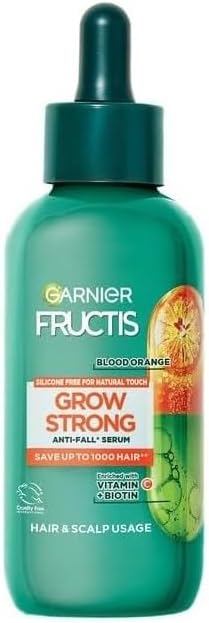 Garnier Grow Strong Blood Orange Serum, Anti - Fall Serum, Save U