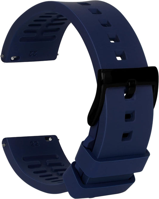 TStrap Silicone Watch Strap Band - Quick Release Watch Band for M