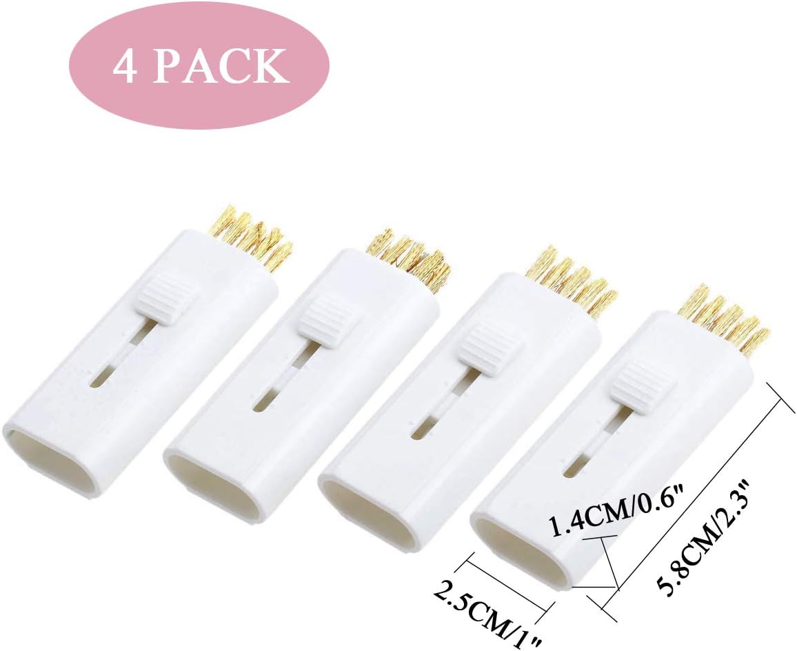 4pcs Retractable Golf Cleaning Brush, Gzingen Double Side Golf Cl