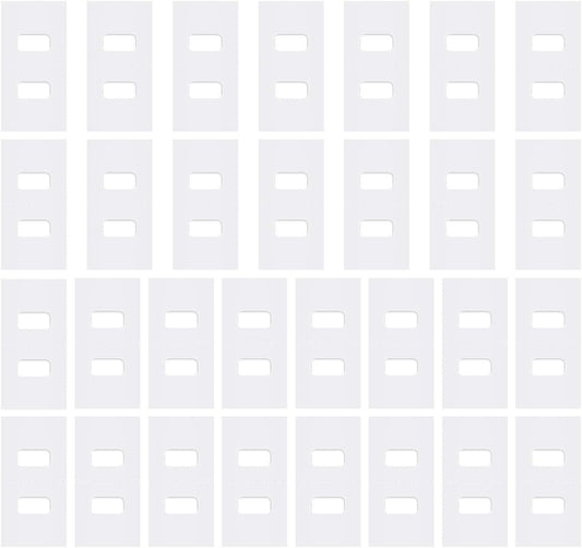 Vertical Blind Repair Tabs 30 Sets, Luxiv Clear  Tabs for Repair Vertical Blind Total 60 PCS Heavy  Duty Pre-Cut Vertical Blind Vane Saver