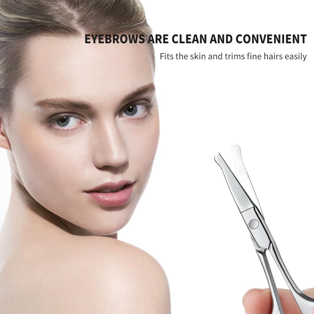 Small Scissors, Eyebrow Scissors, Nose Hair Scissors Round Tip Design, Will