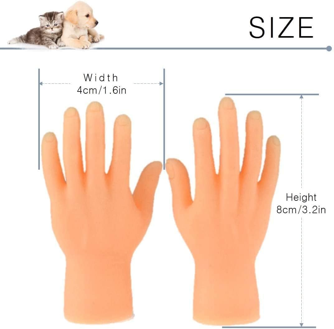 AEDNX Tiny Hands Finger Puppets, Mini Hands Little Small Hands Mini Thing G