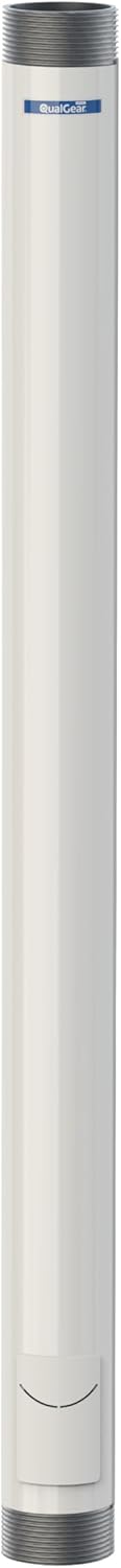 QualGear QG-PRO-PM-2FT-W Pro-AV 1.5" Npt Threaded  Pipe, 2' Length Projector Accessory , White