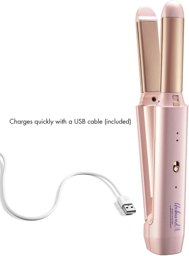 Conair CR300C Unbound Petite Cordless 3/4" Ceramic Multi Styler, Pink