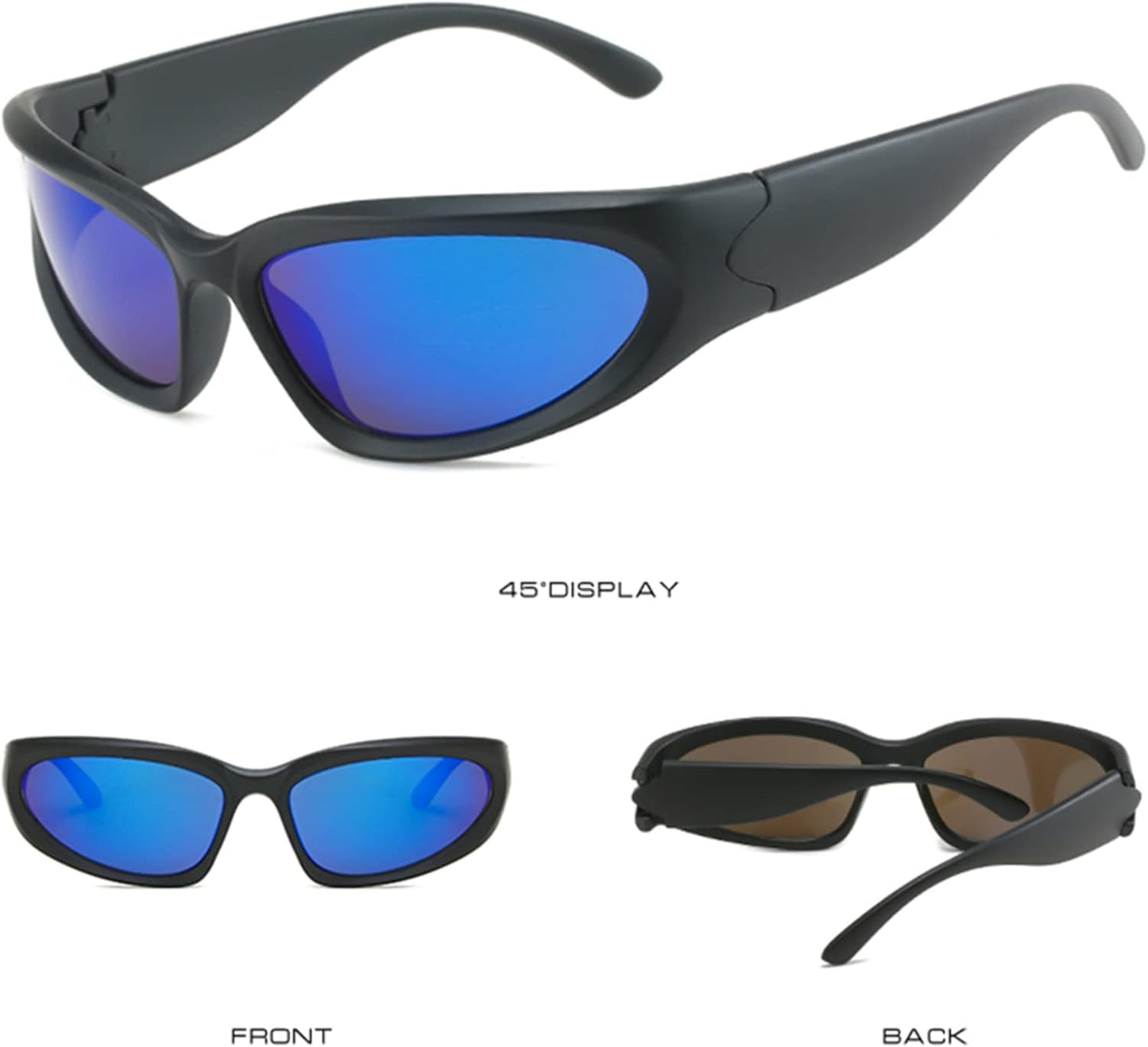 LASPOR Wrap Around Sport Sunglasses for Women Men Sport Shades Gl