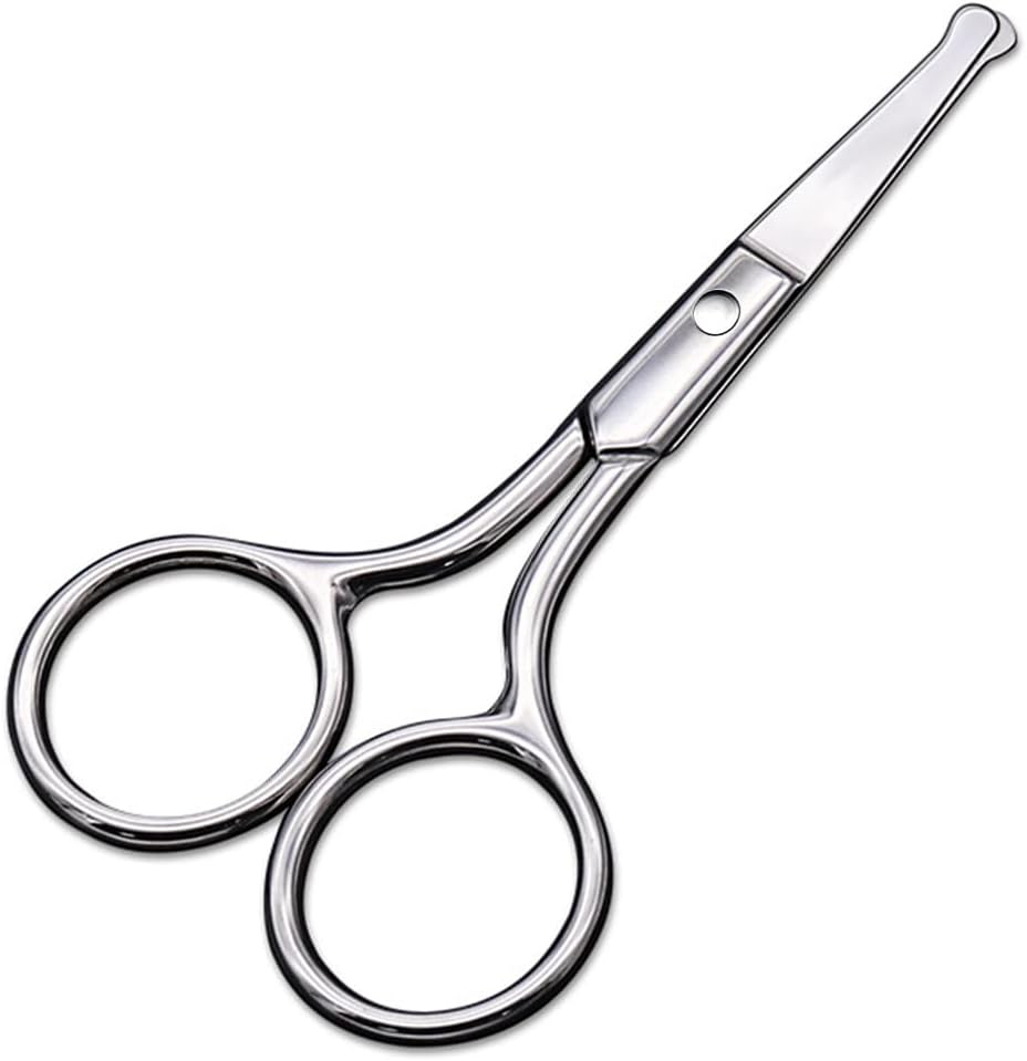Small Scissors, Eyebrow Scissors, Nose Hair Scissors Round Tip Design, Will