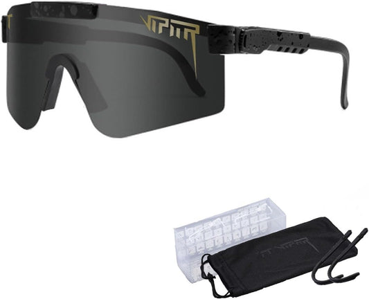P-V Polarized Sports Sunglasses For Men Women Cycling Glasses Spo Small - C01