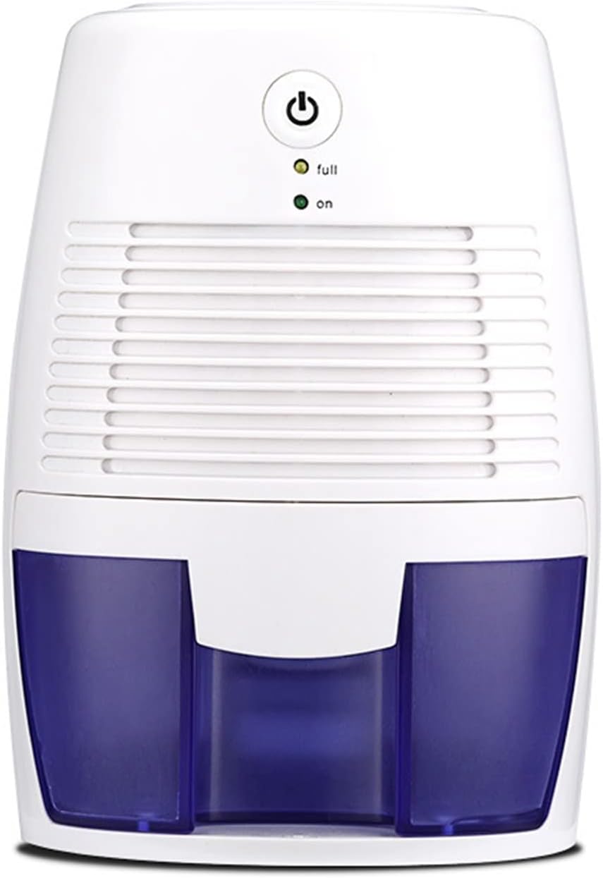500ML Small Home Dehumidifier Low Noise Power  Saving Mini Household Dehumidifier with Removable  Water Tank