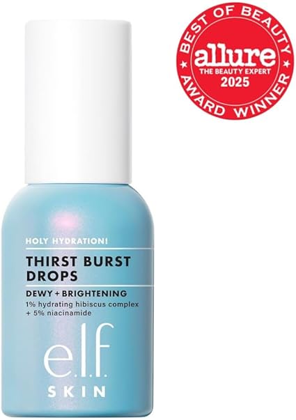 e.l.f. SKIN Holy Hydration! Thirst Burst Drops, Serum For A Radia