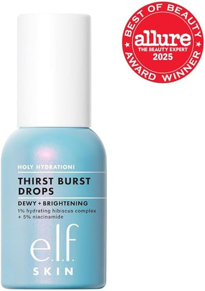 e.l.f. SKIN Holy Hydration! Thirst Burst Drops, Serum For A Radia