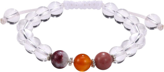 Moregut Handmade Healing Crystal Bracelet for Women - Zodiac Beads Gemstone