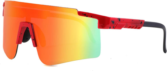 YUNBLL&KO Sports Sunglasses Men Women, P-V Style Cycling glasses