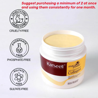 Karseell Collagen Hair Mask for Dry Damaged Hair Deep Repair Cond