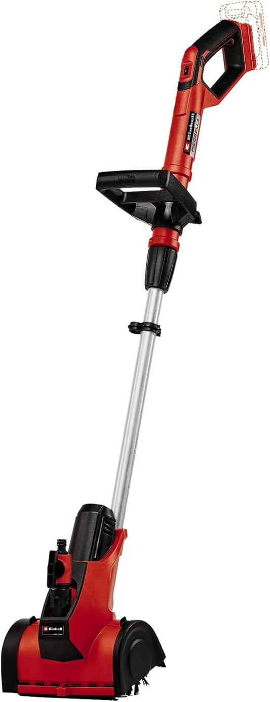 Einhell 3424210 PICOBELLA 18/215 Power X-Change  Cordless Surface Brush (18 V, Multifunctional,  Integrated Garden Hose Connection, Includes Medium  Brush, (Battery + Charger Not Included)