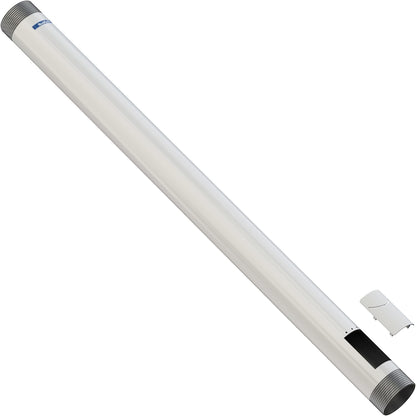 QualGear QG-PRO-PM-2FT-W Pro-AV 1.5" Npt Threaded  Pipe, 2' Length Projector Accessory , White