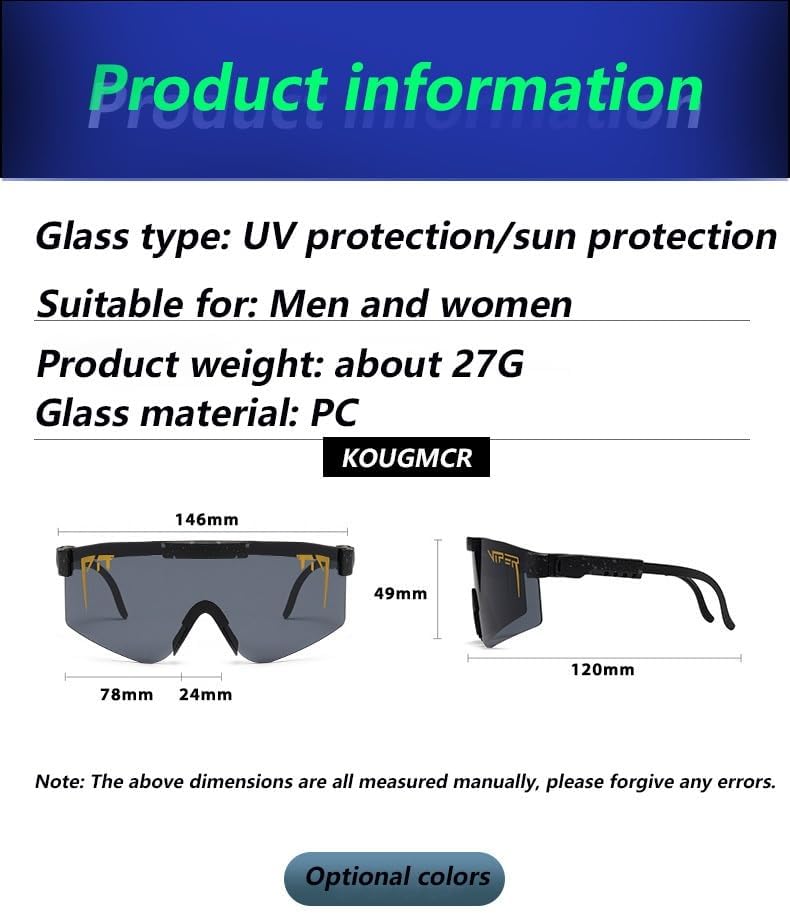 P-V Polarized Sports Sunglasses For Men Women Cycling Glasses Spo Small -C05