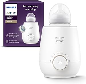Philips AVENT SCF358/00 Fast Baby Bottle Warmer with Auto Shut Off