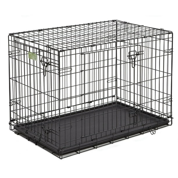 MidWest Homes For Pets 1536DDU iCrate Double Door Folding Metal Dog Crates, 36-Inch w/ Divider