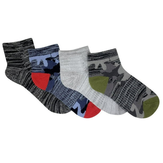 Growing Socks by Peds 33071G 4pk Boys Socks