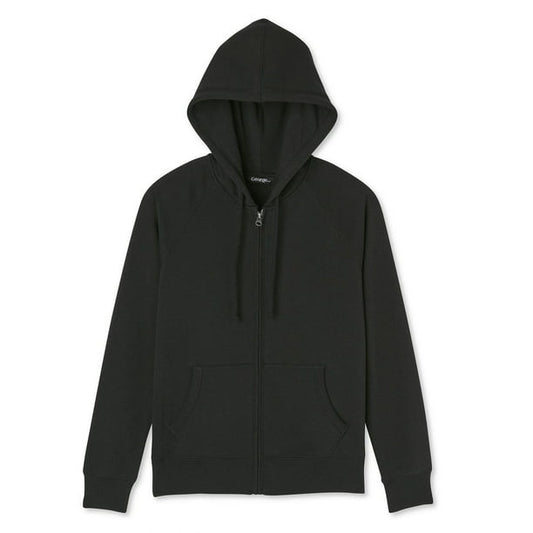 George Women's Core Zip Up Hoodie, Black, L