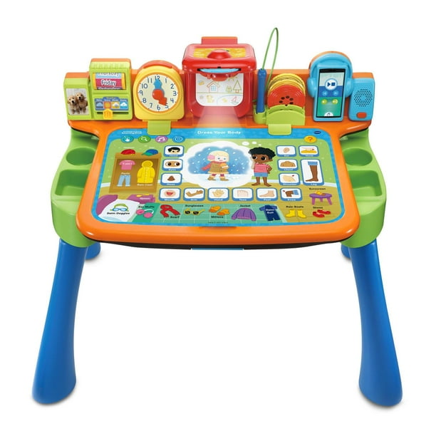 VTech Get Ready for School Learning Desk - Walmart Exclusive - English Version, 2 to 5 Years