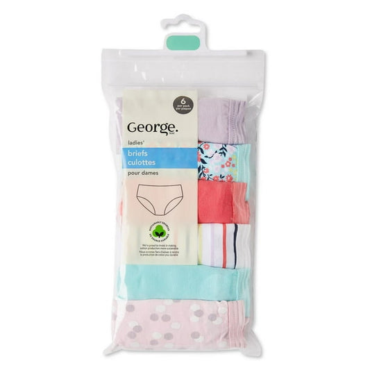 George Women's Brief 6-Pack