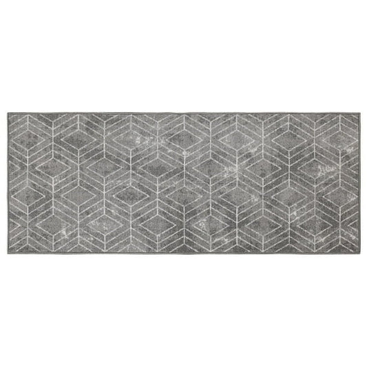 Mainstays MT1005938 2-ft x 5-ft Malika Grey Printed Floor Mat