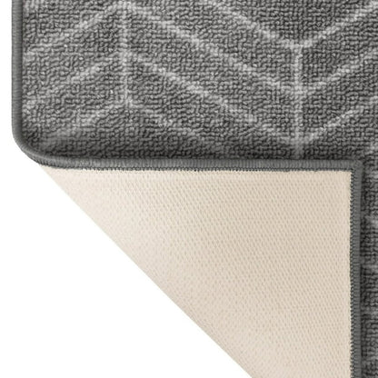 Mainstays MT1005938 2-ft x 5-ft Malika Grey Printed Floor Mat