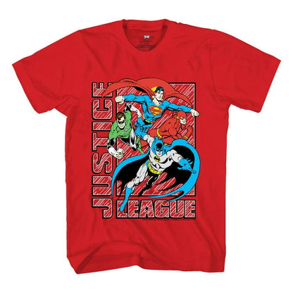 Justice League Boys Hero Time Short Sleeve T-Shirt XL/TG