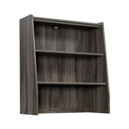 SAUDER WOODWORKING 429505 Clifford Place Engineered Wood Library Hutch in Jet Acacia/Dark Wood