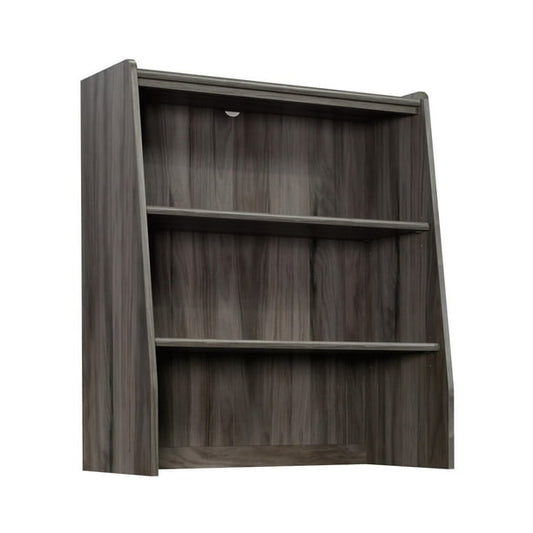 SAUDER WOODWORKING 429505 Clifford Place Engineered Wood Library Hutch in Jet Acacia/Dark Wood