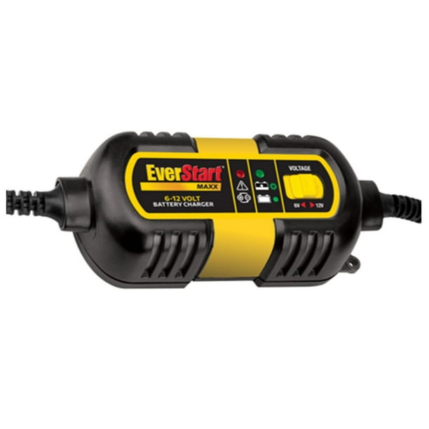 Everstart BC3ECA 3-Amp Battery Charger, 6V And 12V Battery Charger
