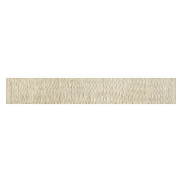 Jute Chenille Table Runner - 14 x 90" - Natural - 74% Jute, 23% Rayon, 3% Other Fiber, JUTE CHENILL RUNNER, 14X90