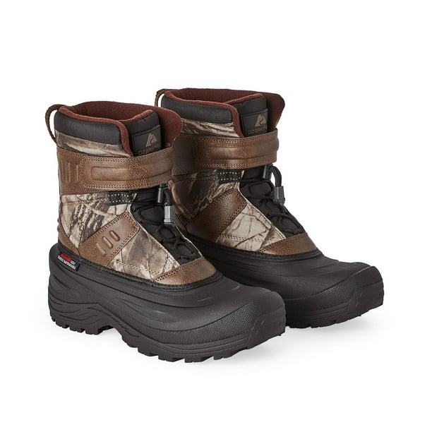 Ozark Trail Men's Winter Boots, brown, 10