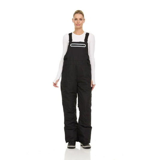 Arctic Quest Women's Ski Snow Bibs Pants, Black 0306, 3X