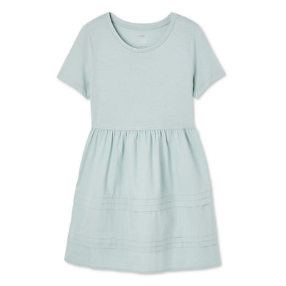 George Women's Mixed Media Dress, Blue, S
