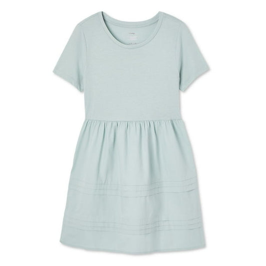 George Women's Mixed Media Dress, Blue, S