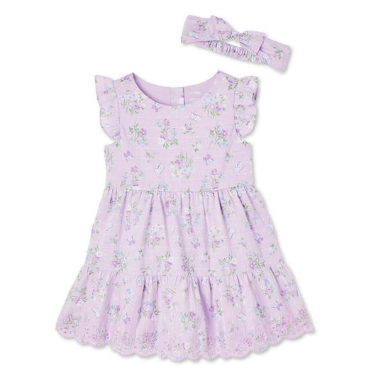 George Toddler Girls' Dress 2-Piece Set 3T