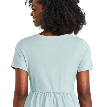 George Women's Mixed Media Dress, Blue, S