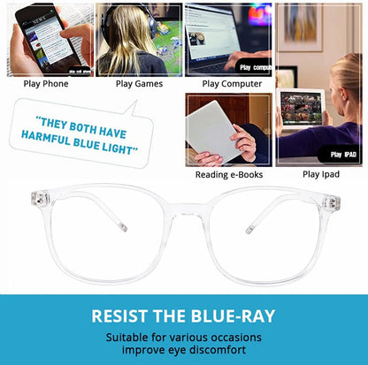 LNTICB® Blue Light Blocking Glasses Computer Screen Gaming Readin