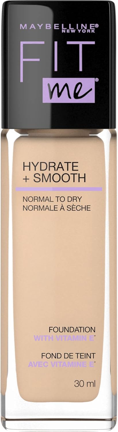Maybelline New York Fit Me Hydrate + Smooth Foundation, Natural Luminous Fi
