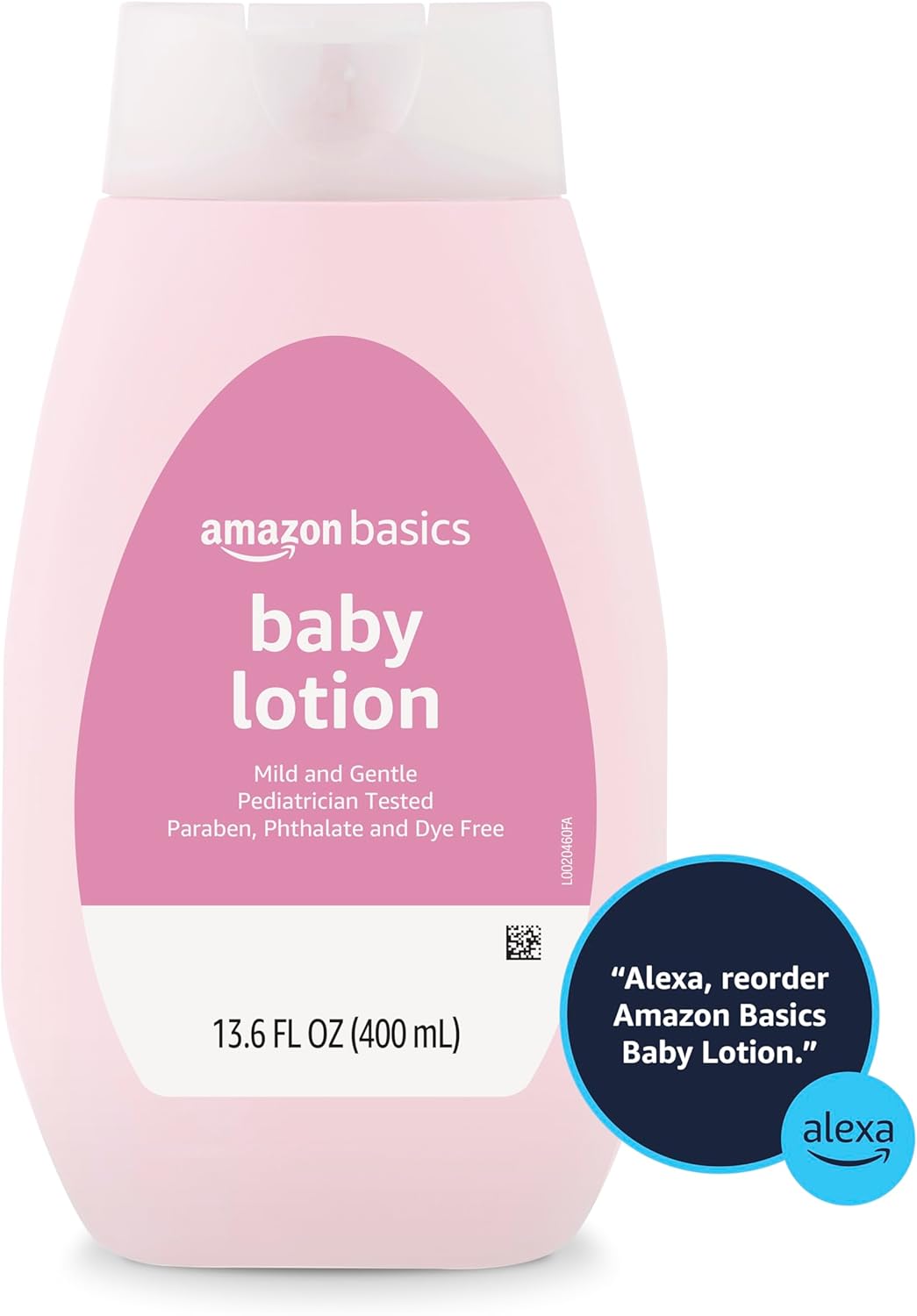 Amazon Basics Baby Lotion, Mild & Gentle, Lightly Scented, 13.6 Fl Oz (Pack