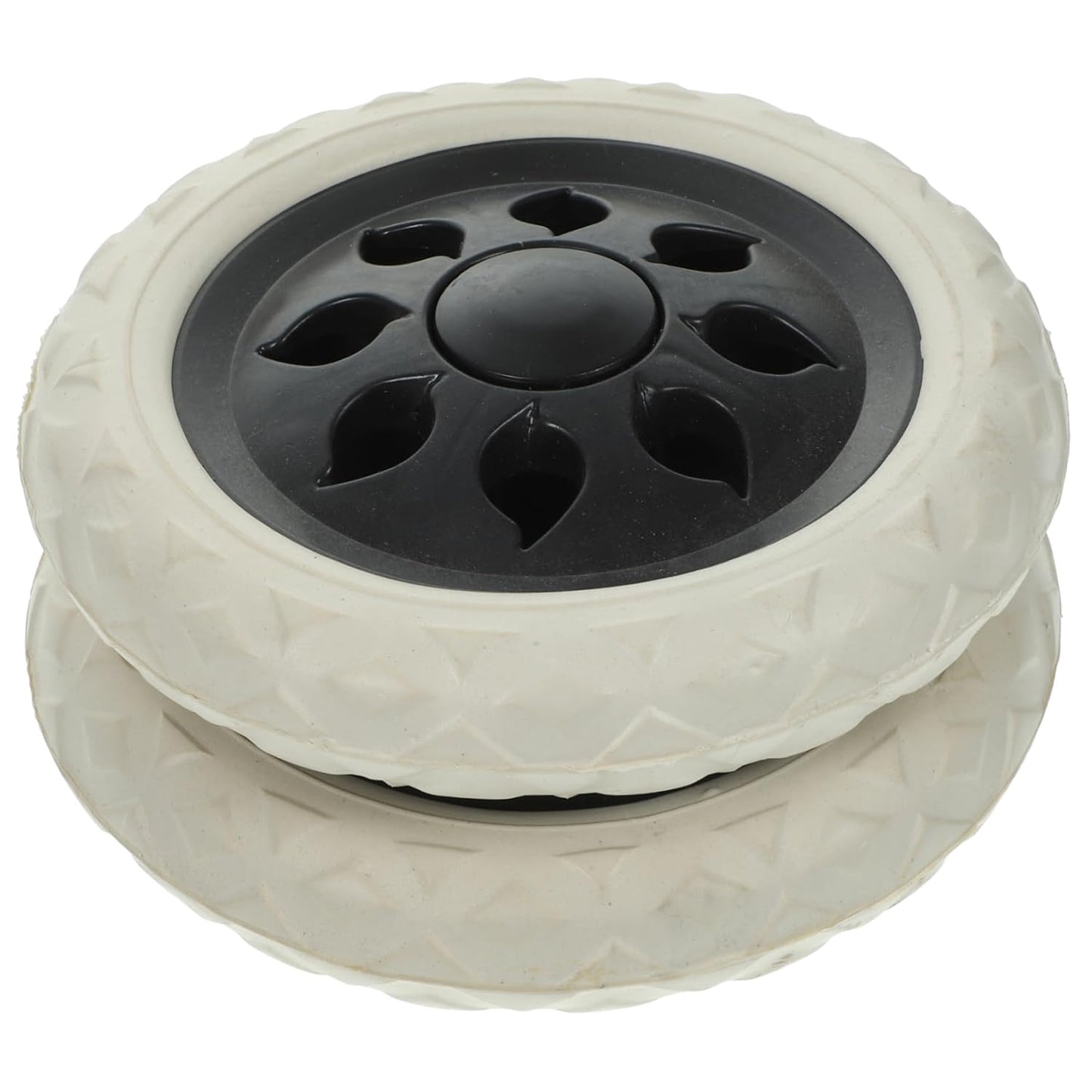 Lurrose 4 Pcs Shopping Cart Trolley Caster Wheels  Heavy Duty Suite to Rotate Stroller Industrial  Board